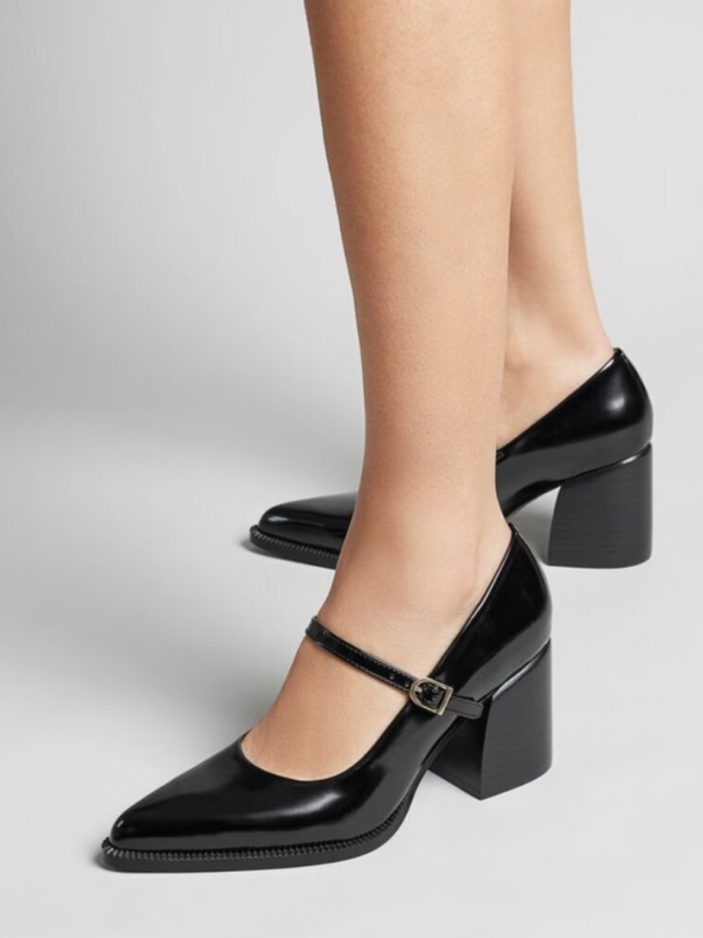 Franco Sarto Women's Diane Mary Jane Block Heel Pumps